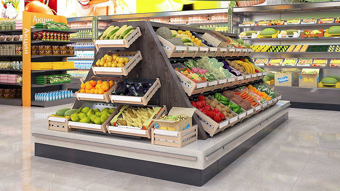 Vegetable Camber with Filling 3D model 6