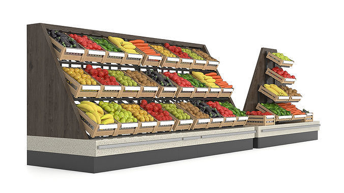 Vegetable Camber with Filling 3D model 3