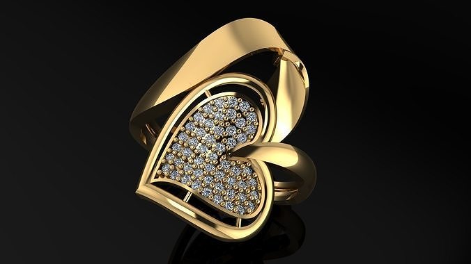 ring gold 3D print model
