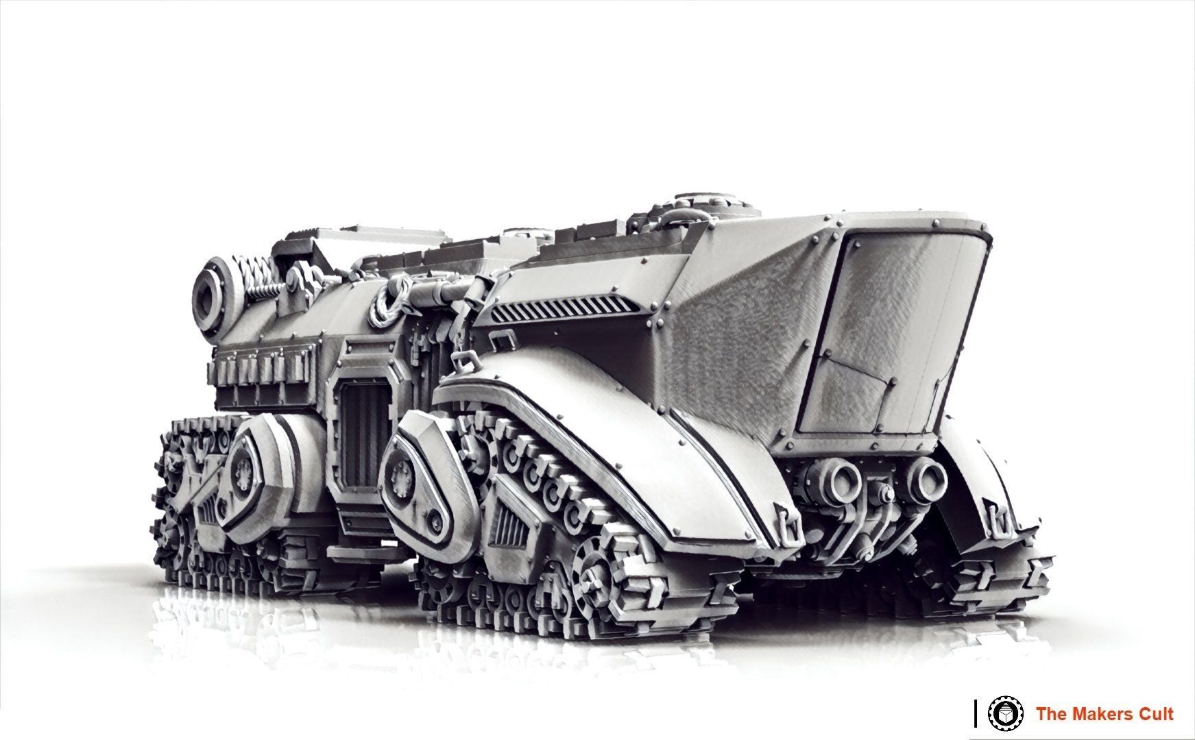 Landshark Armored Transport 3D print model_4