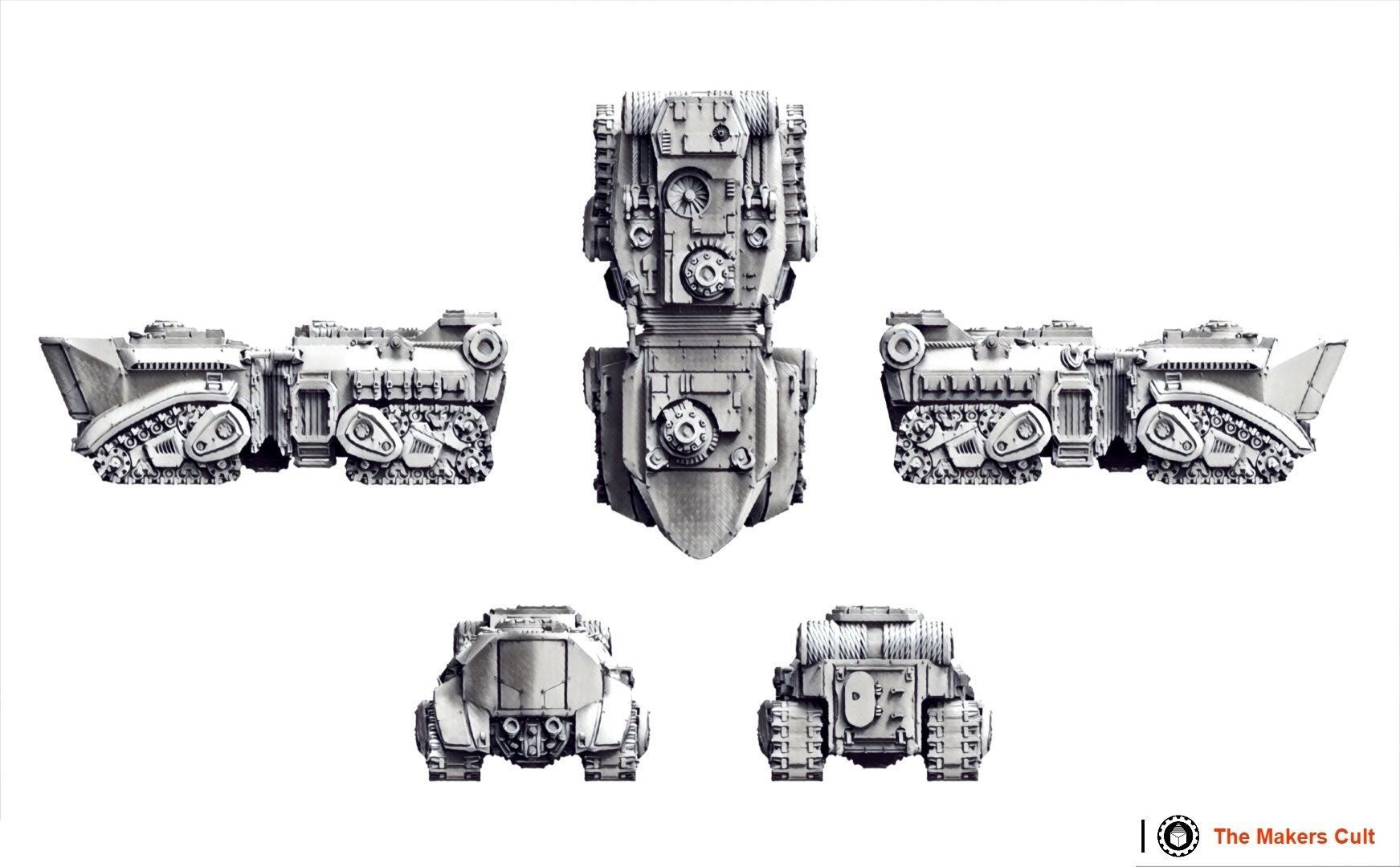 Landshark Armored Transport 3D print model_5