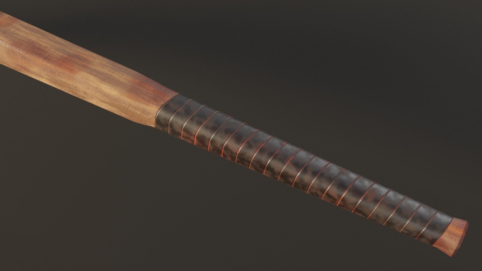 Apocalyptic handmade weapons Low-poly 3D model_6