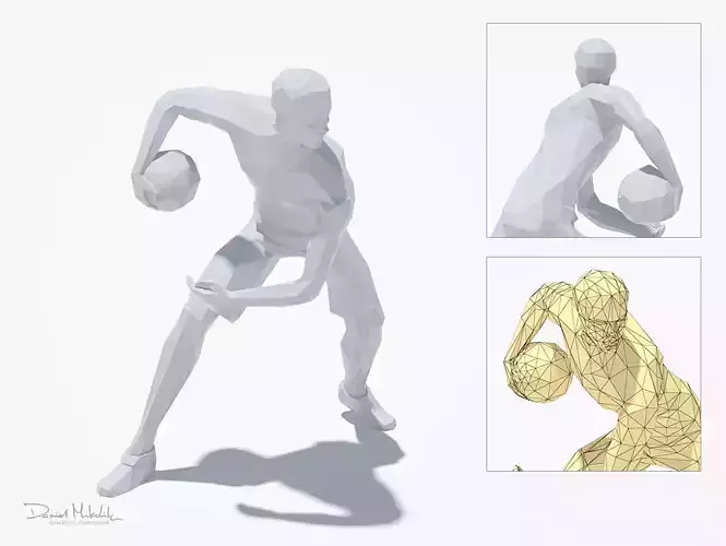 Basketball Sport Pose 2