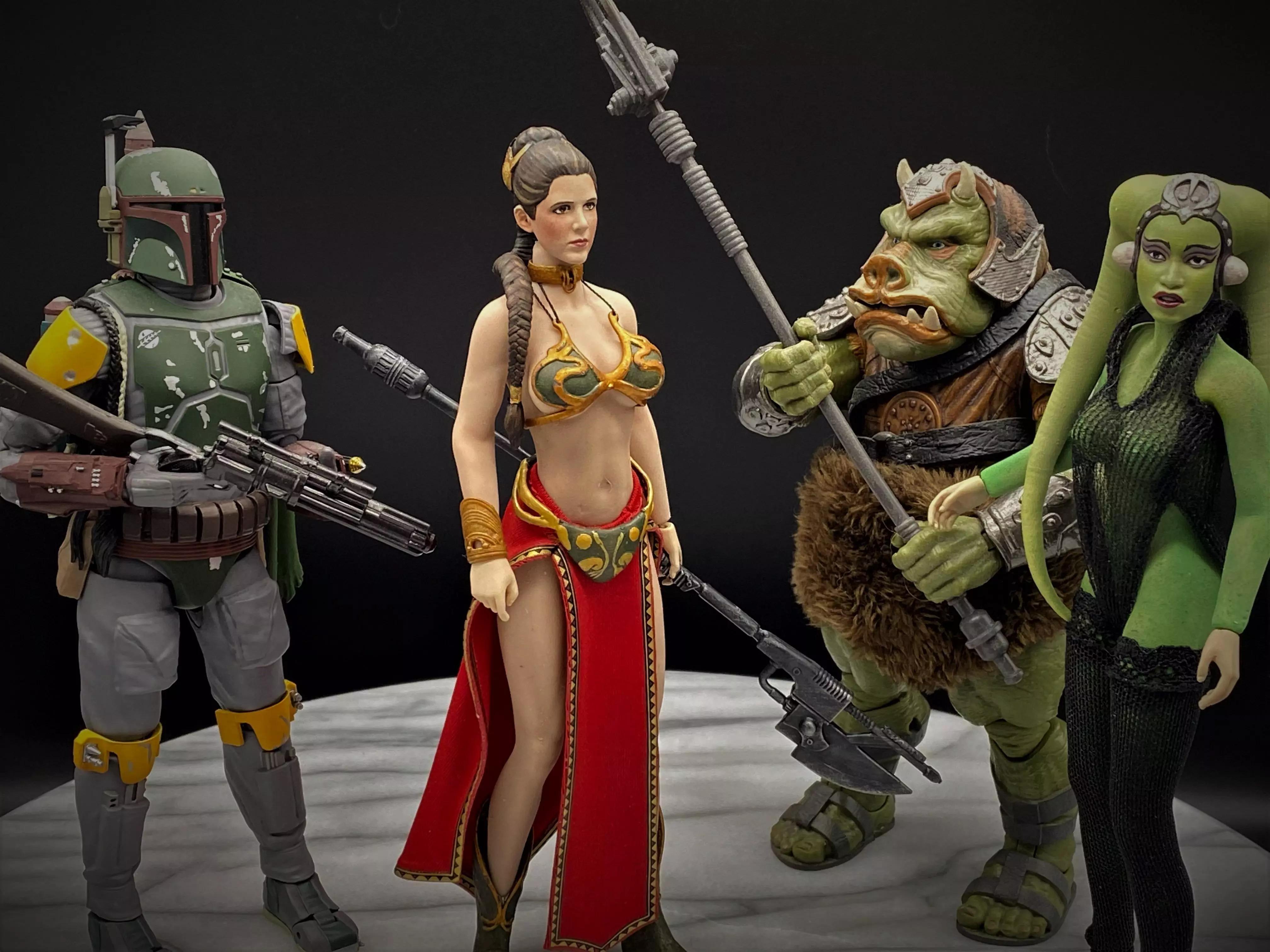 Star Wars Return of the Jedi Slave Leia 3D print model
