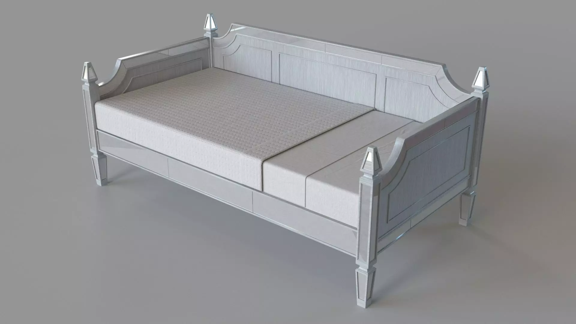 Hayworth Silver Daybed 3D model_0