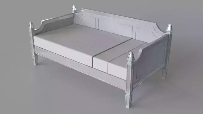 Hayworth Silver Daybed