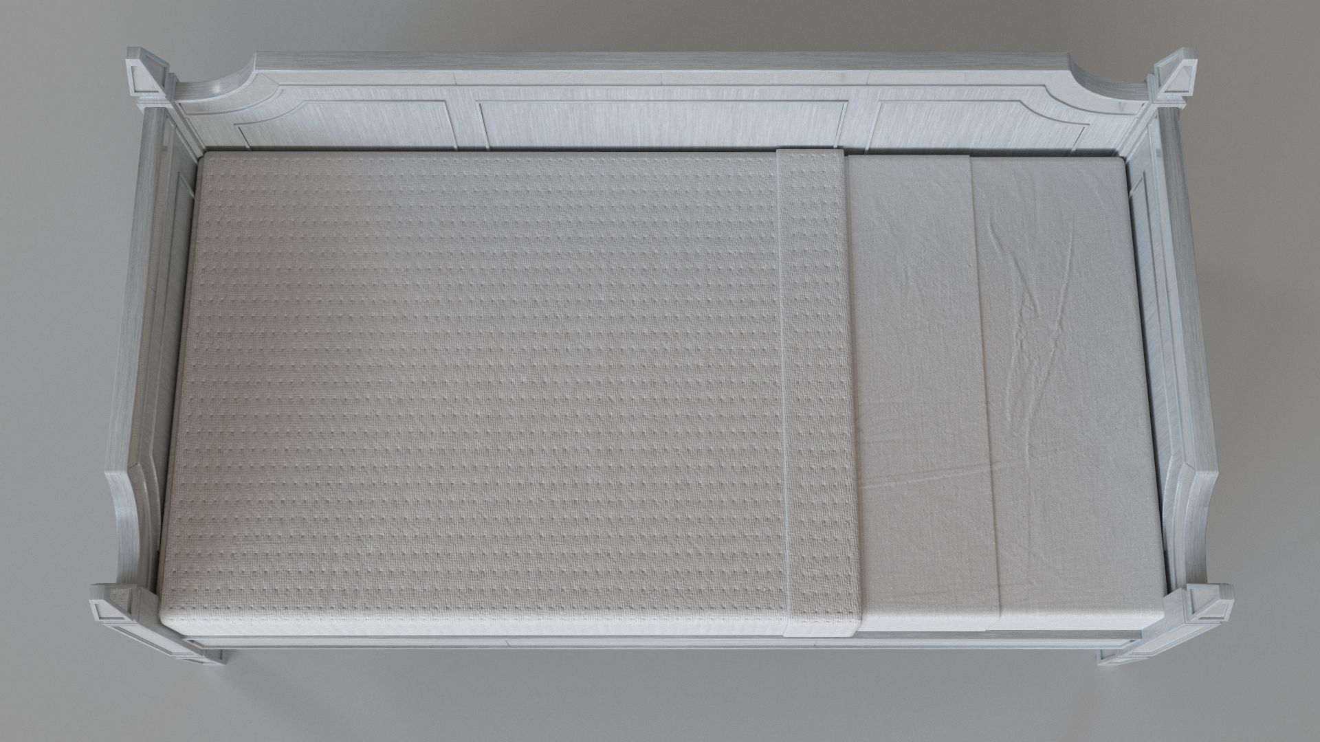 Hayworth Silver Daybed 3D model_3