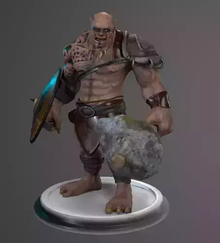 Orc fantasy Game ready Character