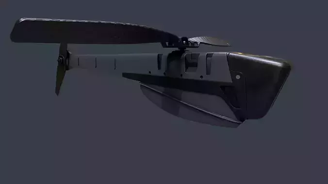 Black Hornet Military Drone Pbr 3D model