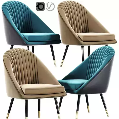 Cult Audrey Occasional Tub Lounge Strip Chair