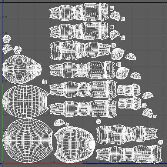 Tarantula Chromatopelma Low-poly 3D model_5