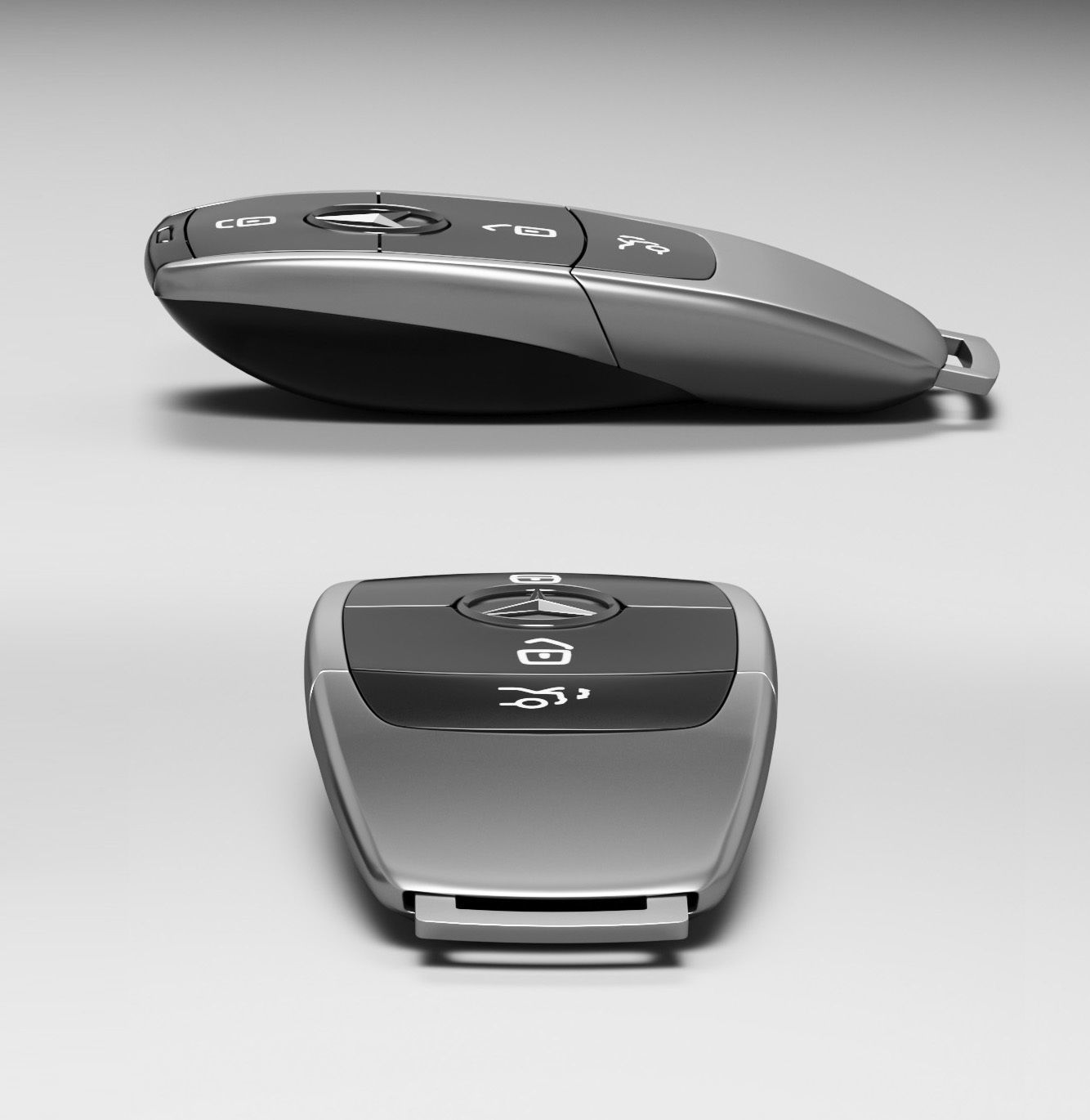 Mercedes-benz Key 3D model_1