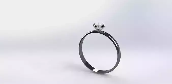 A Ring With A Diamond
