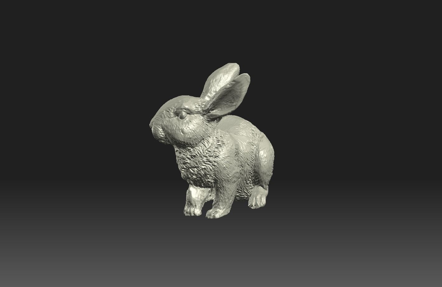 Easter Bunny 3D print model_8