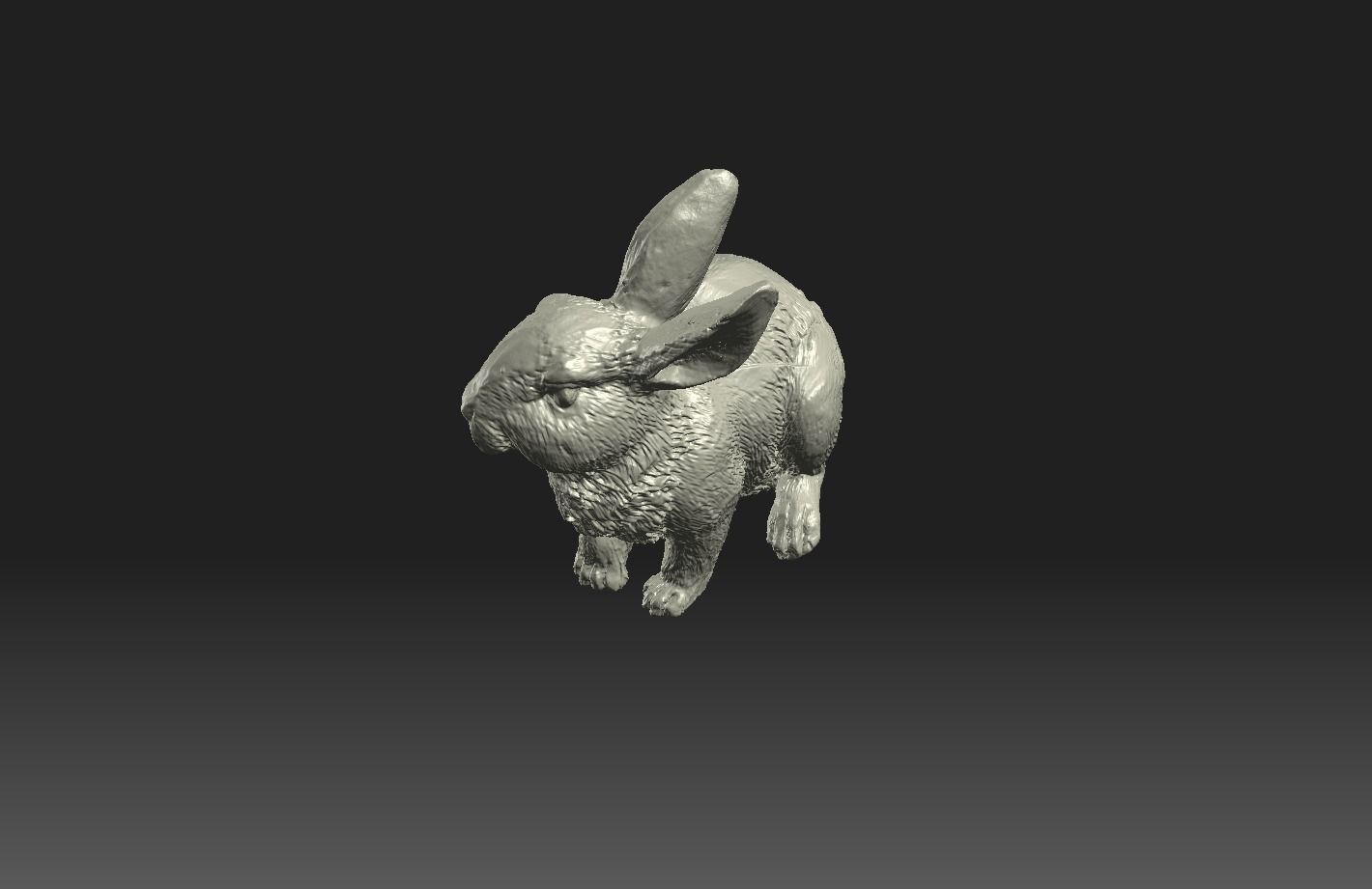 Easter Bunny 3D print model_3