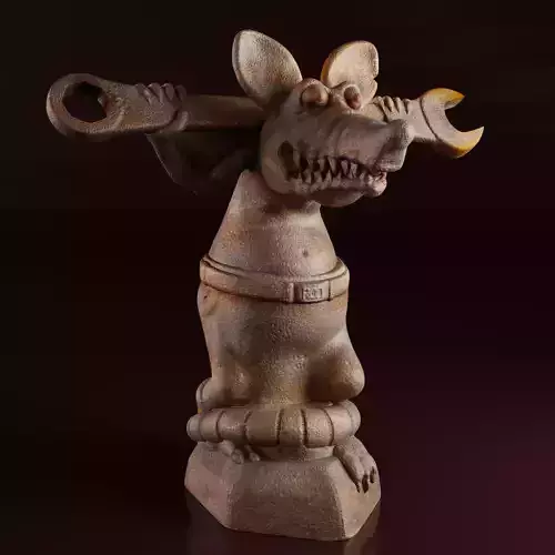 ROD-THE MECHANIC RAT 3D print model