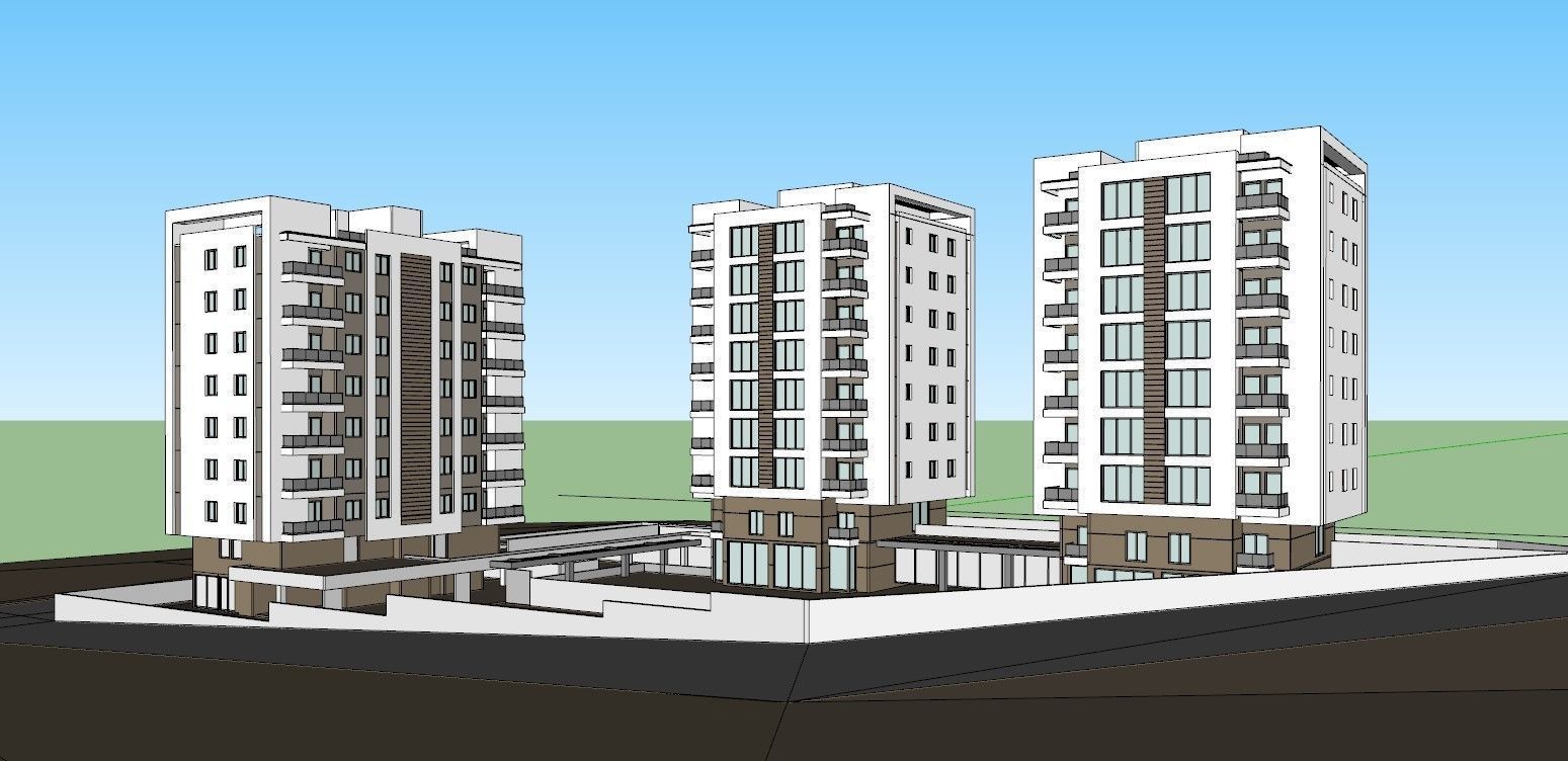 Apartment 5 apartments in cyprus 3D model_2