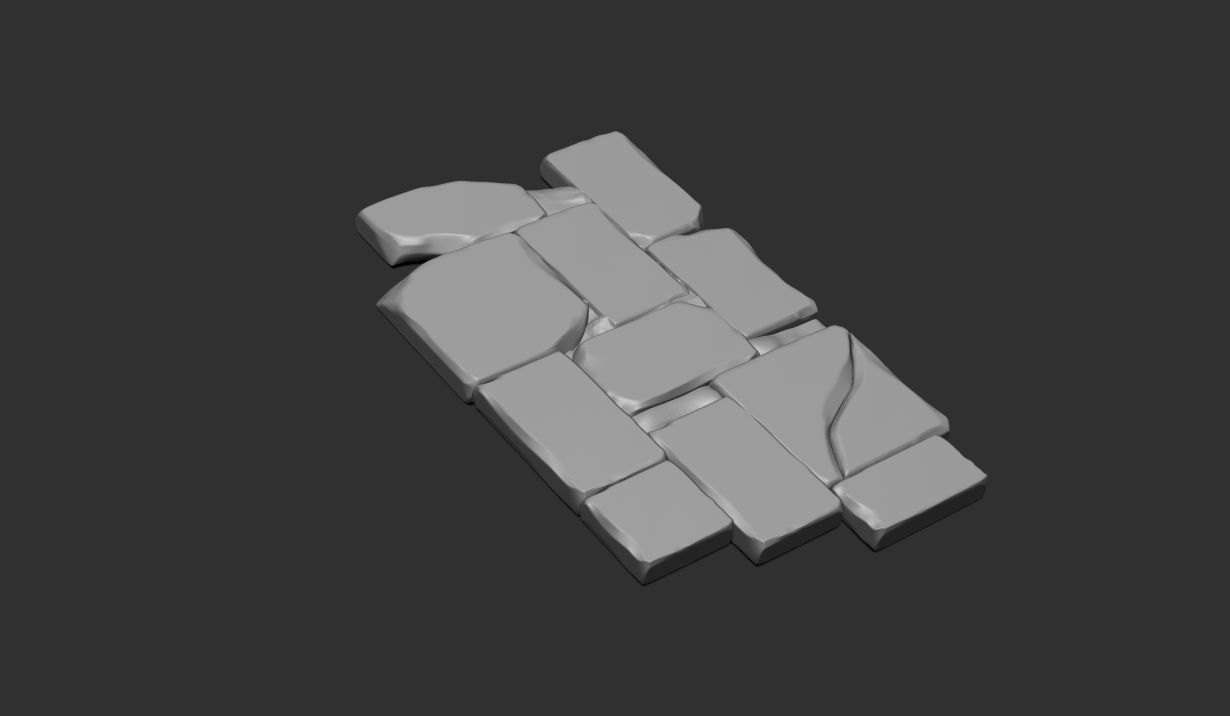 Lost magical Rain Fountain Ruins 3D print model_7