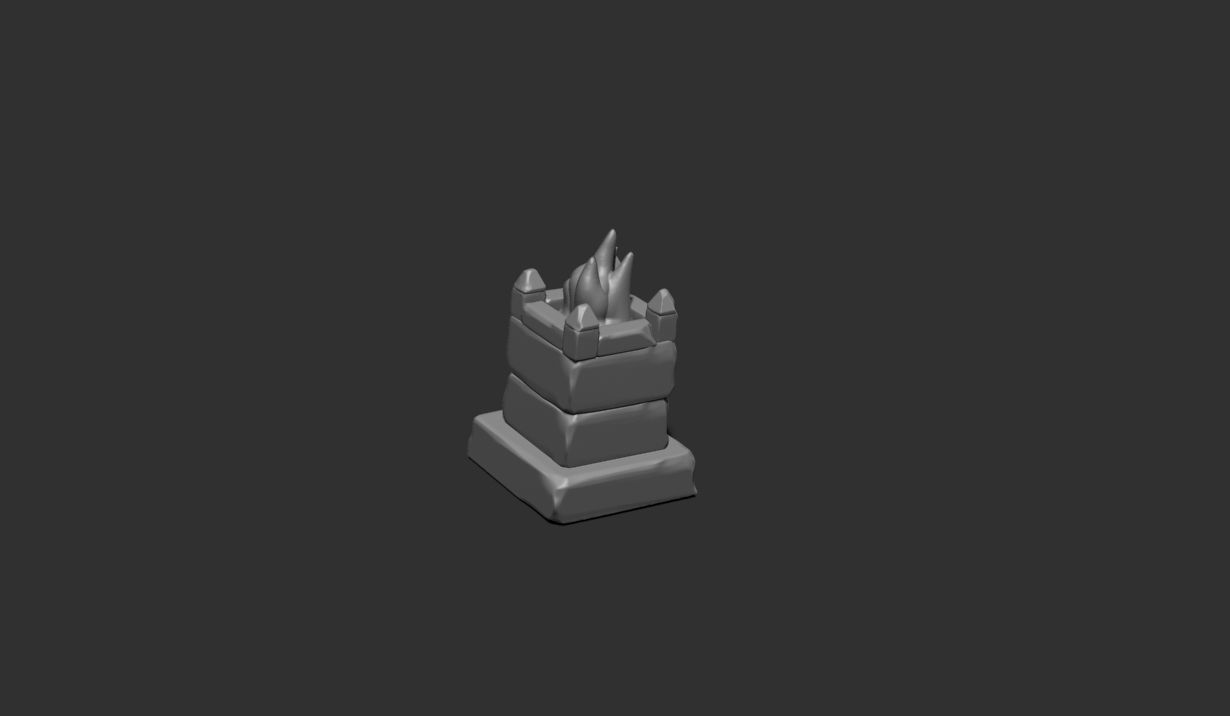 Lost magical Rain Fountain Ruins 3D print model_6