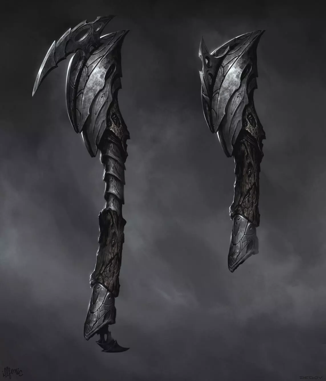 Predator Hunting Grounds Bladed Club 3D print model_0