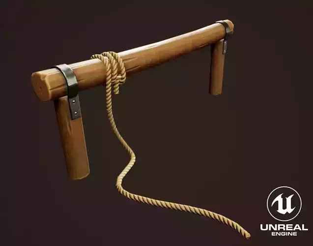 Stylized Western Hitching Hail