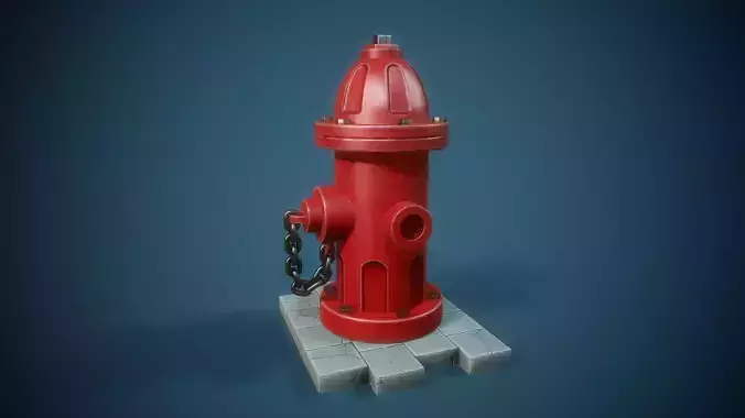 Stylized Fire Hydrant- Tutorial Included