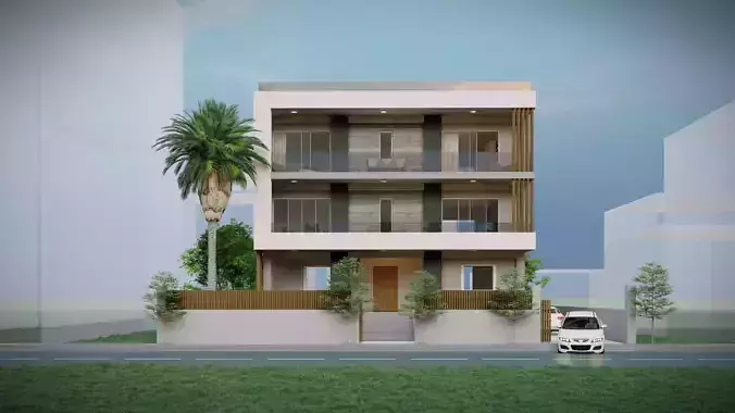 Palm House Day and Evening Renders