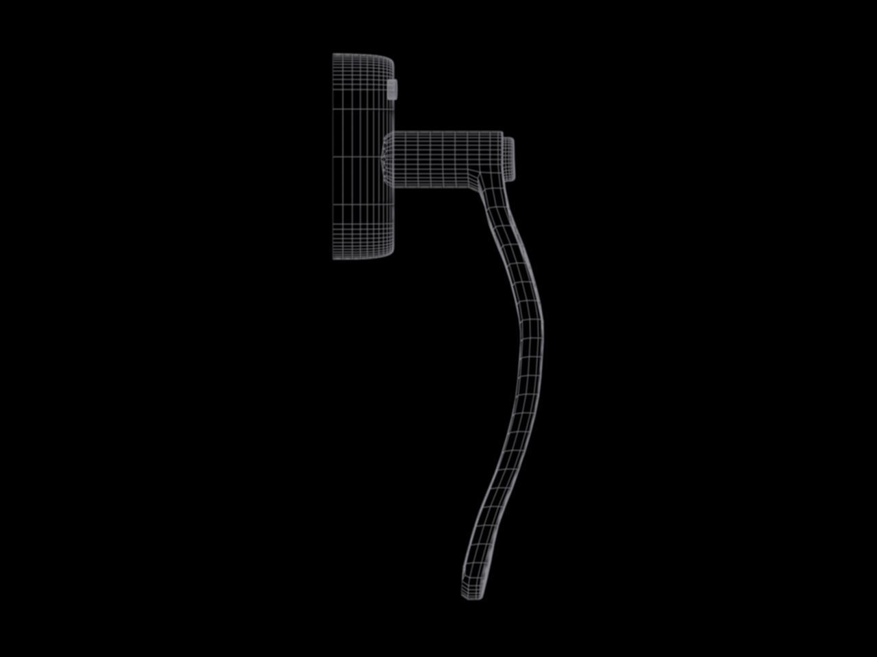 Handle door 3D model_6