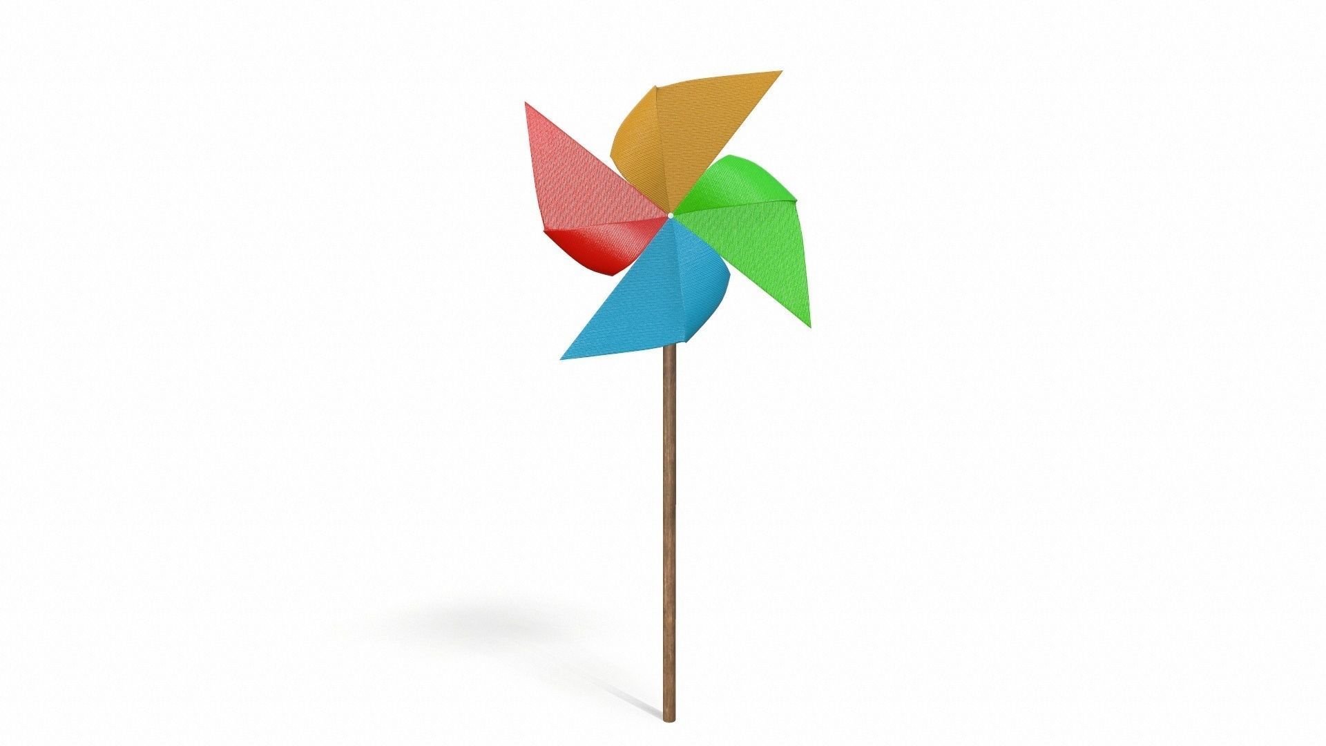 children pinwheel 3D model_6