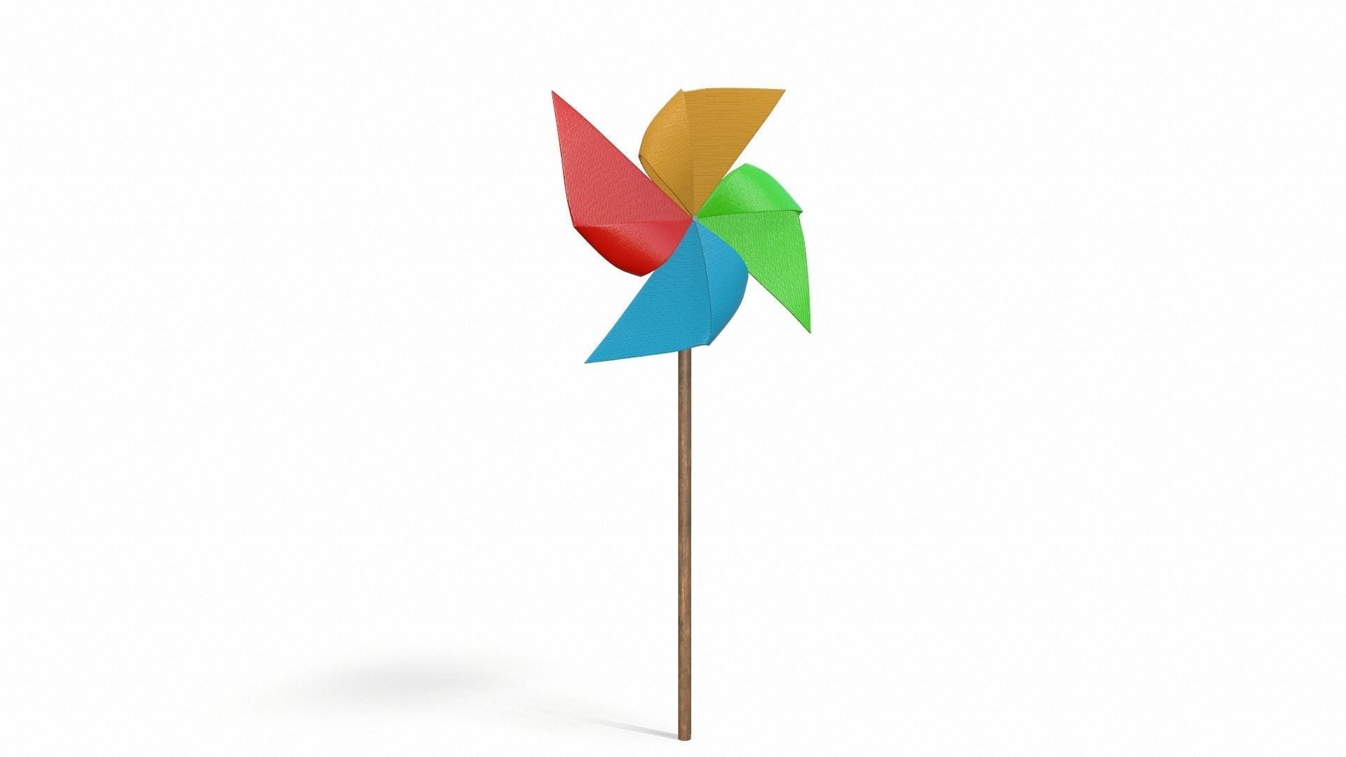 children pinwheel 3D model_7