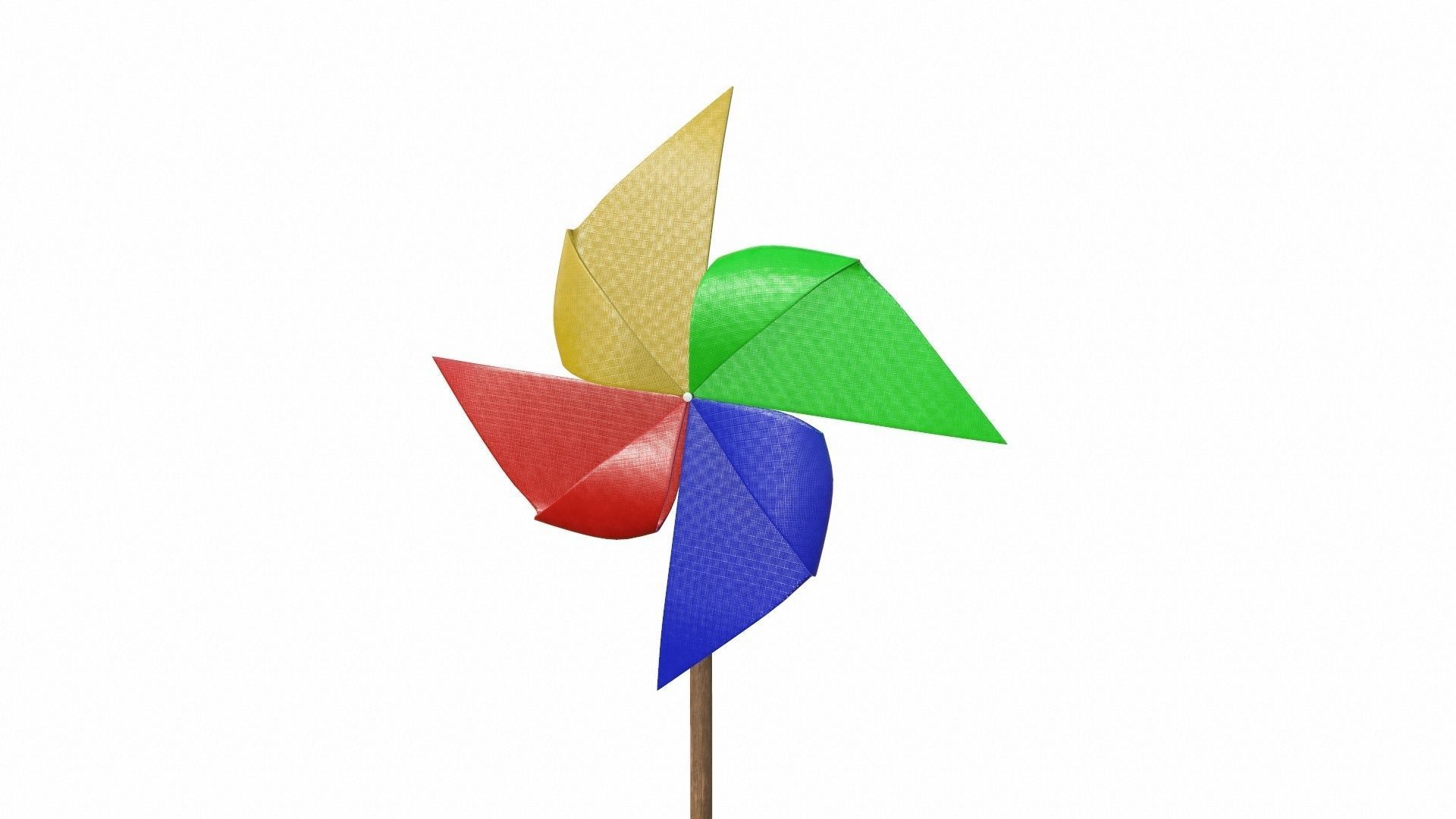 children pinwheel 3D model_4