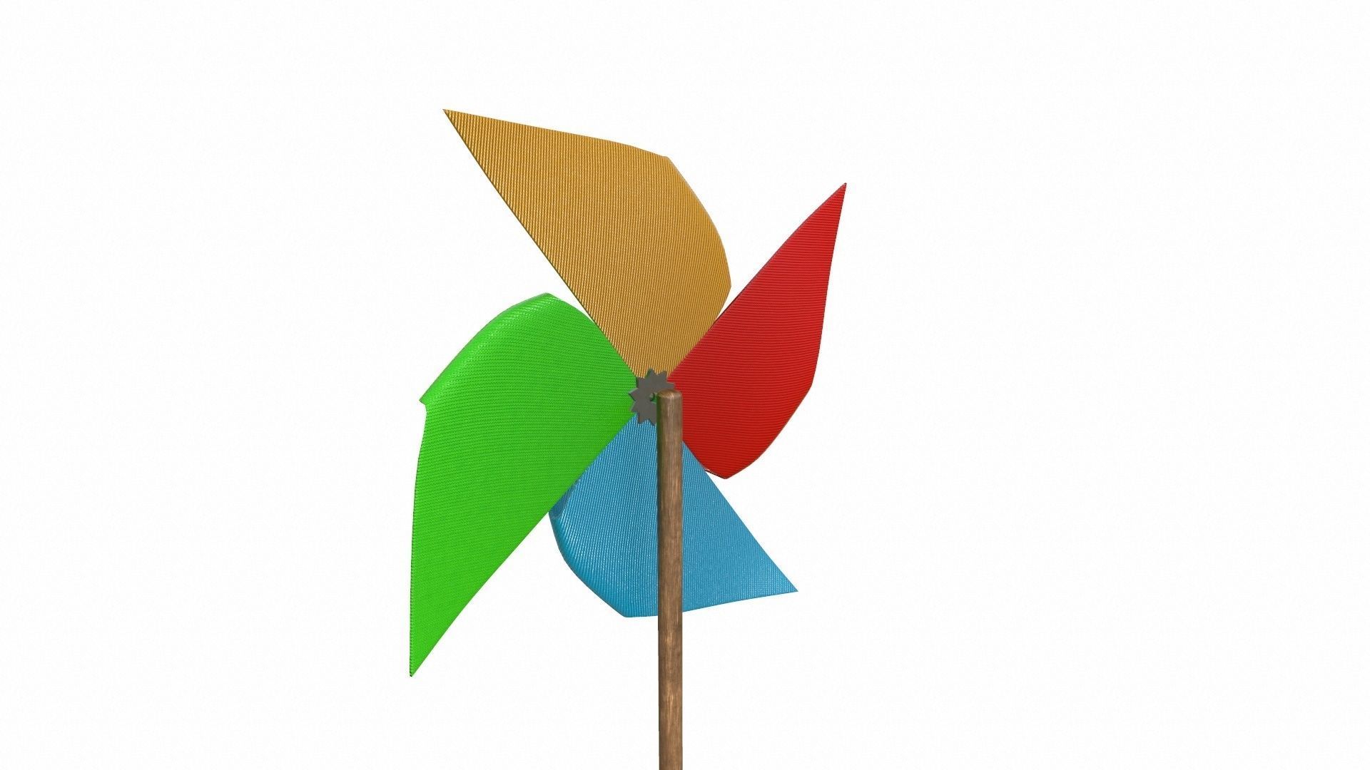 children pinwheel 3D model_9