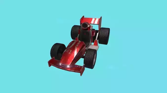 Kart Vehicle 04 - Racing Car - Red Formula-1