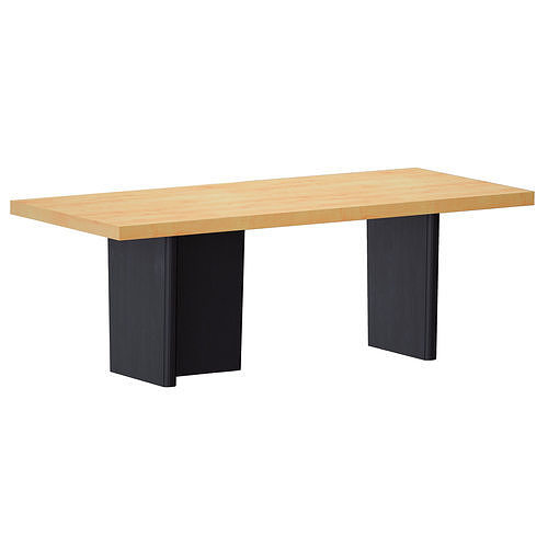 Ula Dining Table Crate and Barrel 3D model