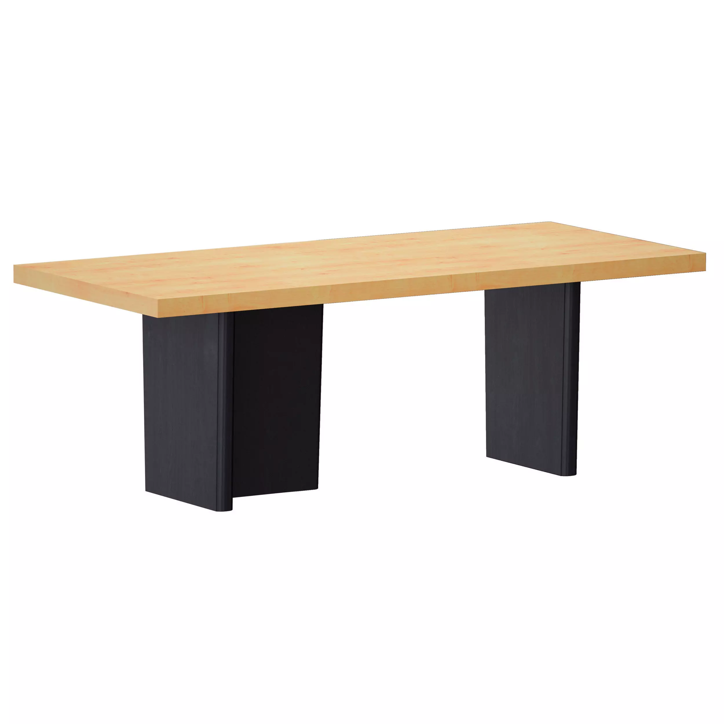 Ula Dining Table Crate and Barrel 3D model_0
