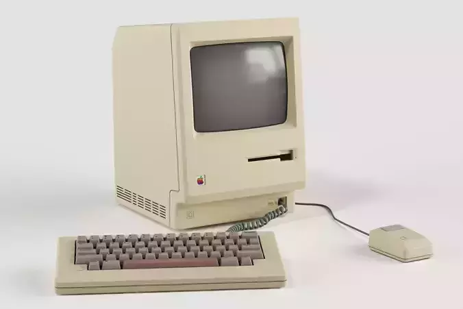 Macintosh 128K 3D model