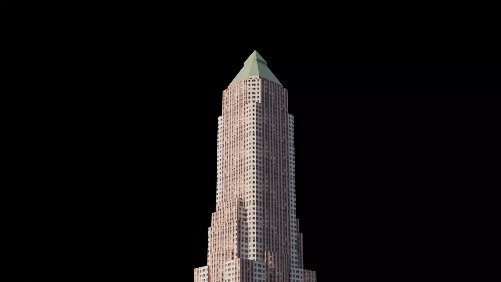 One Worldwide Plaza - NYC Low-poly 3D model_0
