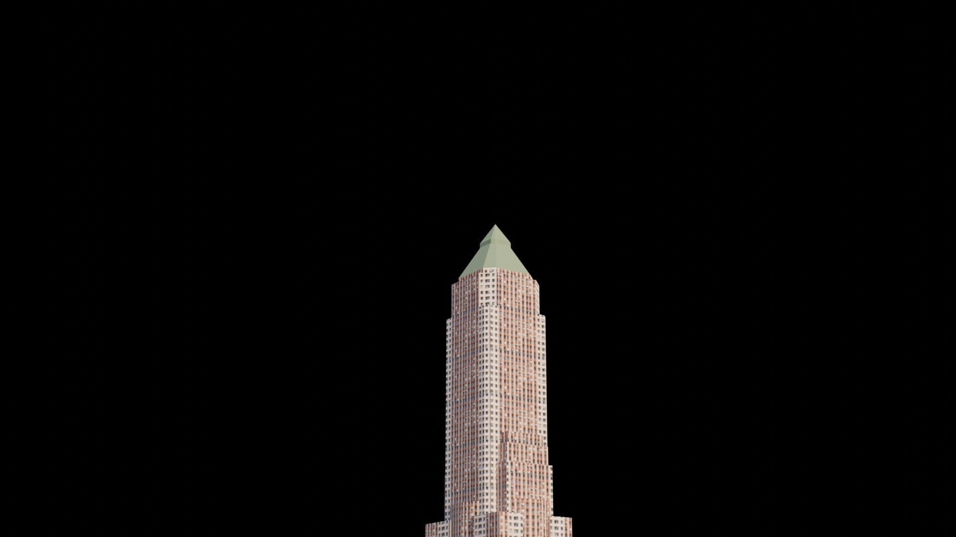 One Worldwide Plaza - NYC Low-poly 3D model_3