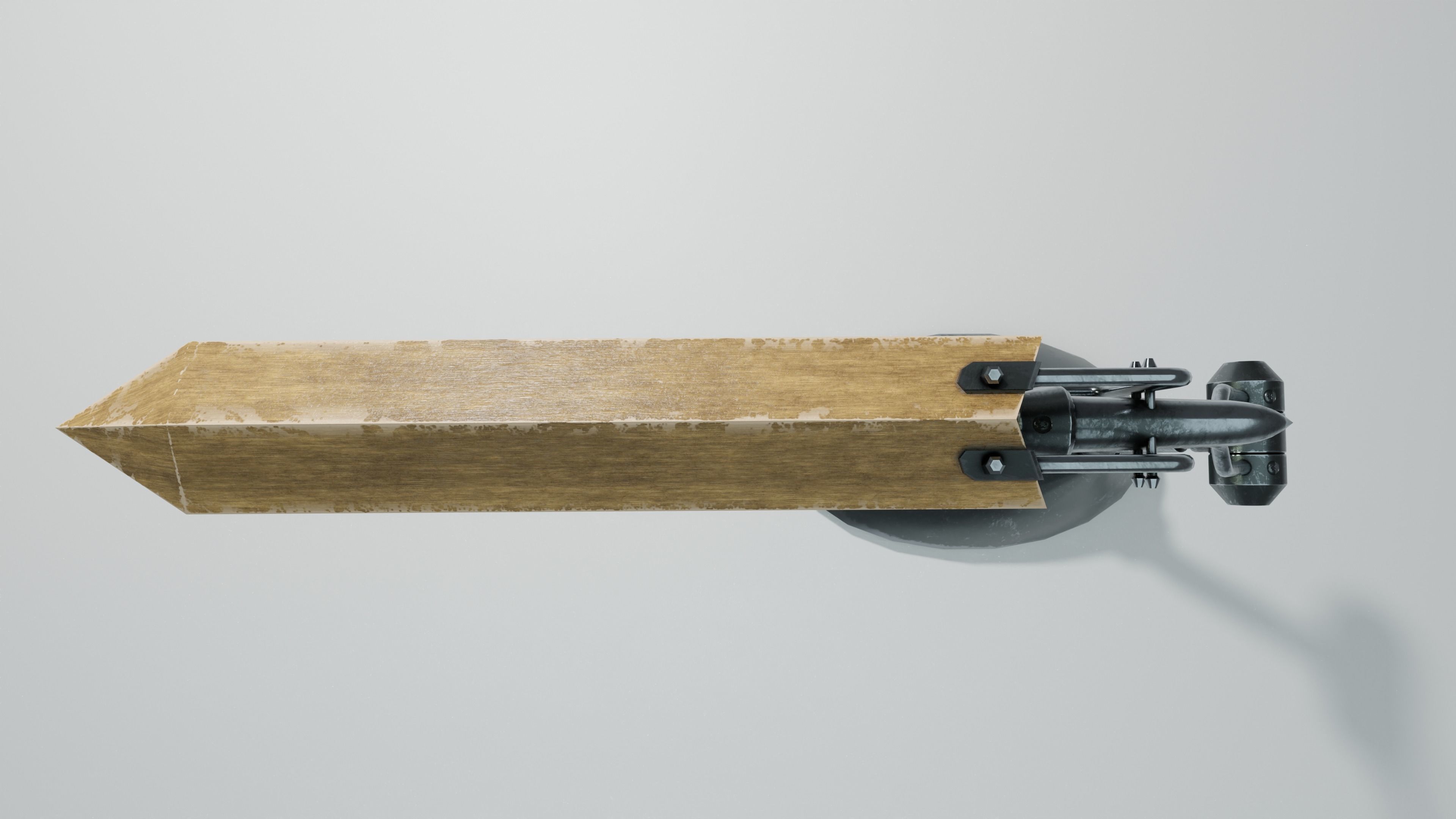 Modern or steampunk Lamp  Low-poly 3D model_15