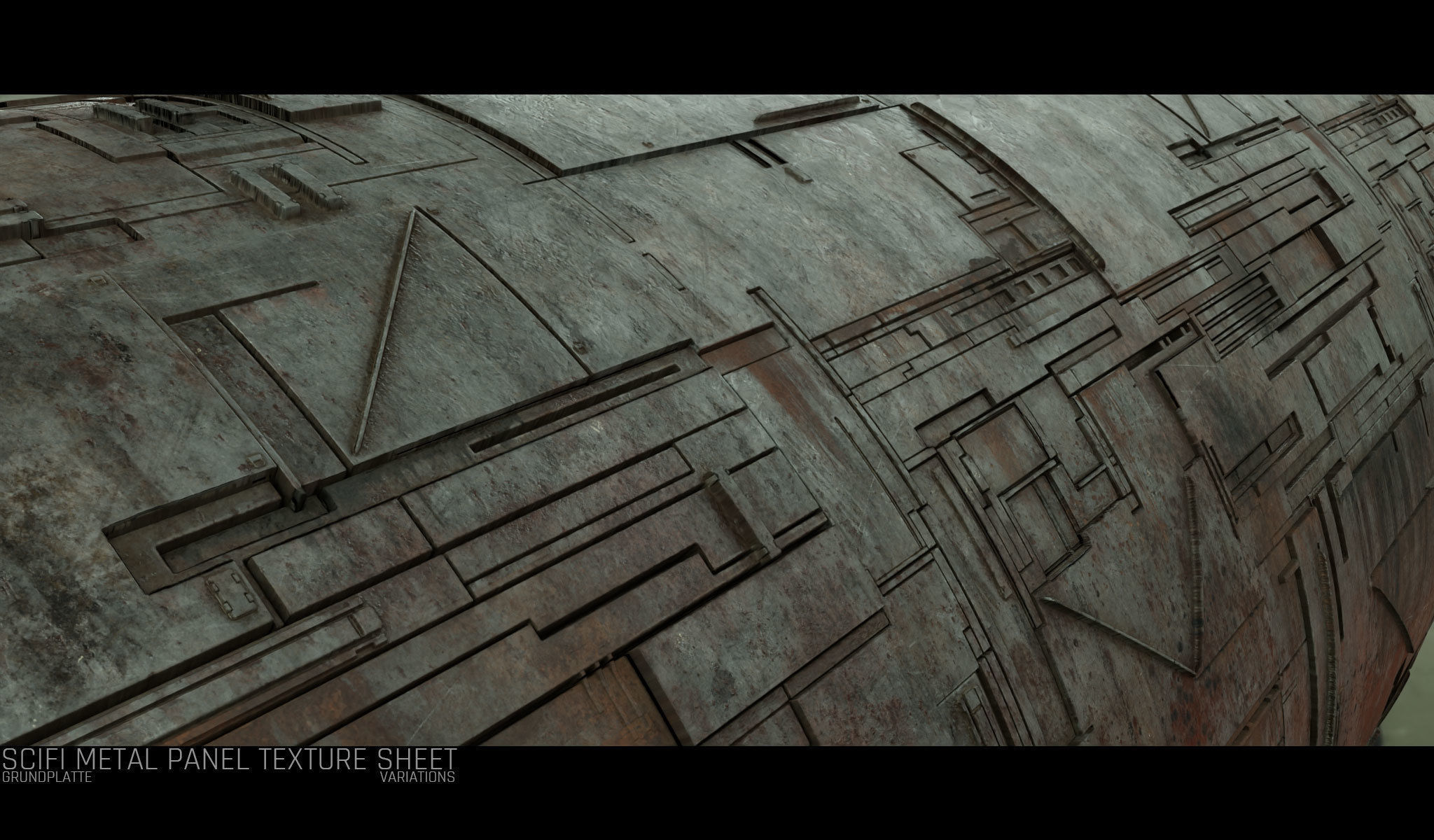 Scifi Wall Panel Texture Set F Texture_10