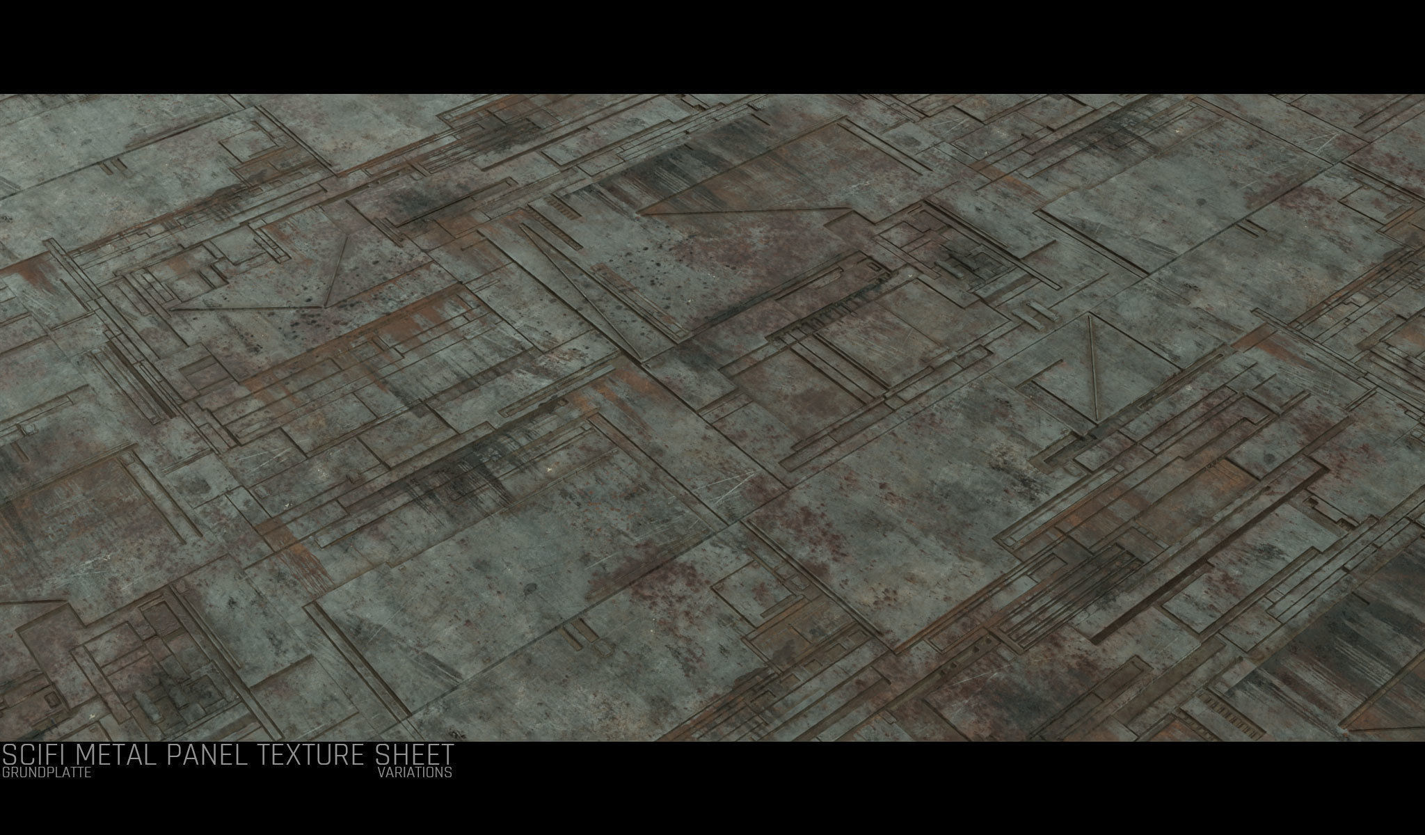 Scifi Wall Panel Texture Set F Texture_14
