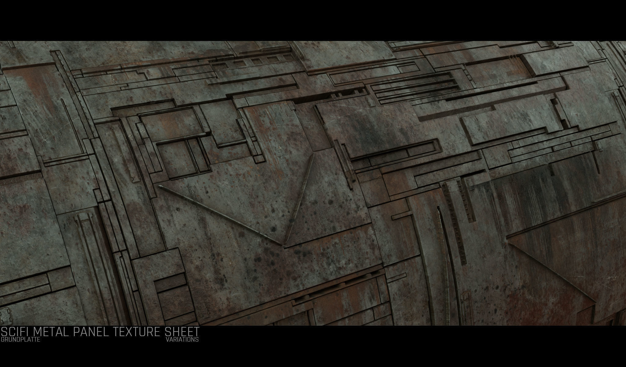 Scifi Wall Panel Texture Set F Texture_3