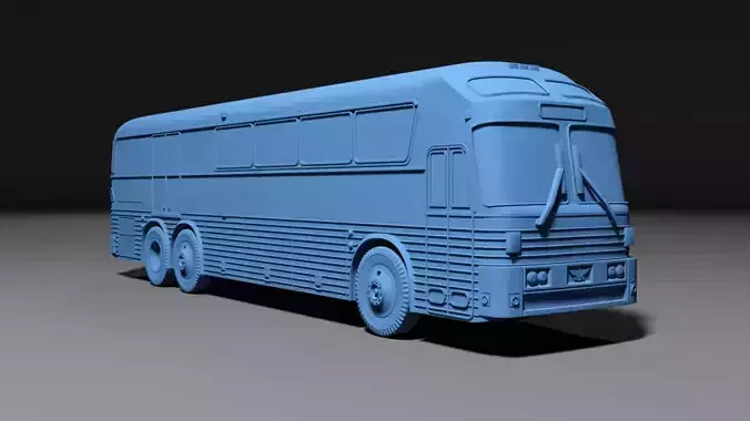 Eagle model 10 bus 3D print model