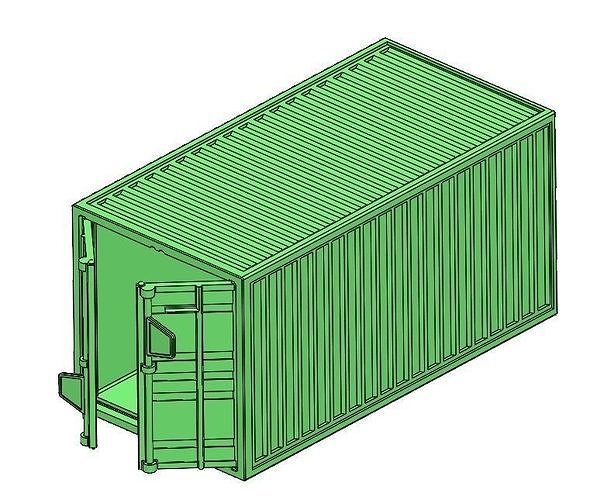 Shipping Container 3D print model
