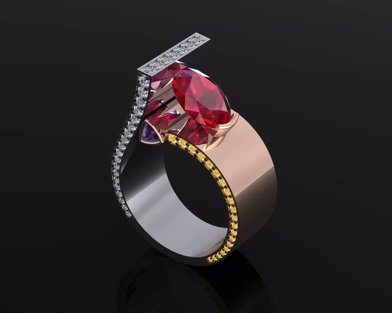 Ring 51 3D print model_0