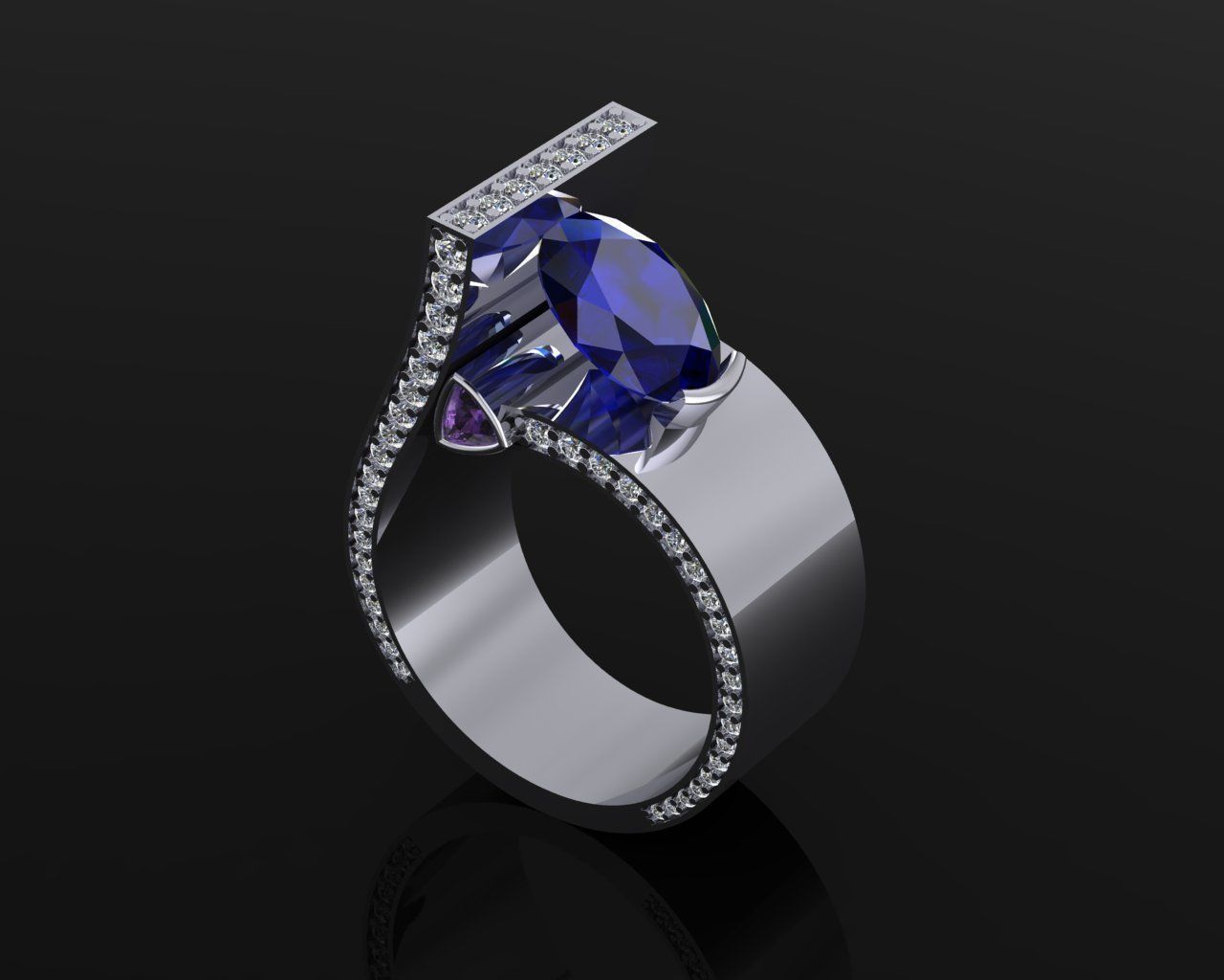 Ring 51 3D print model_2