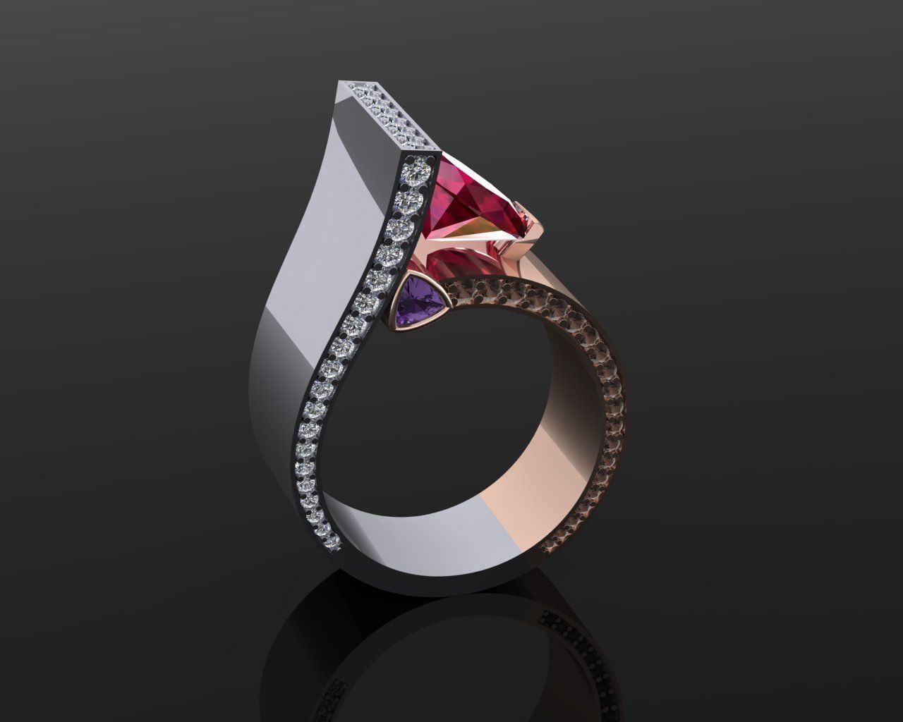Ring 51 3D print model_4