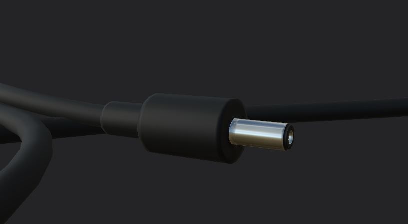 EchoDot  PowerAdapter Free 3D model_6