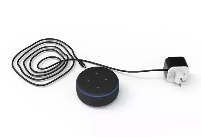 EchoDot  PowerAdapter Free 3D model