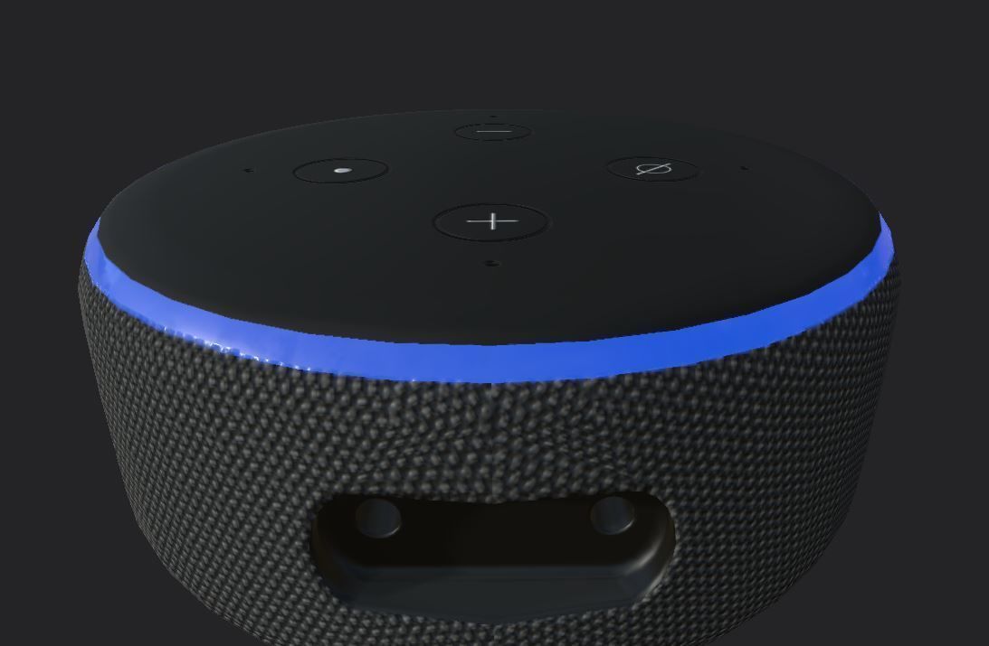 EchoDot  PowerAdapter Free 3D model_7